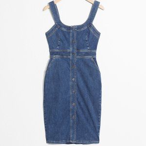 & Other Stories midi denim dress